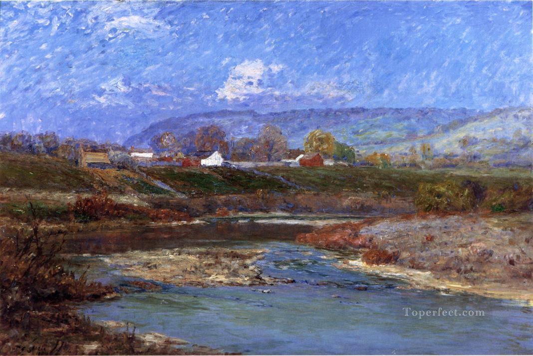 November Morning Theodore Clement Steele Oil Paintings